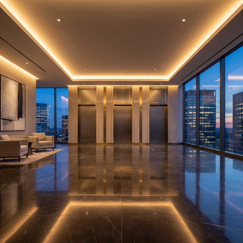 Современный лифтовой холл